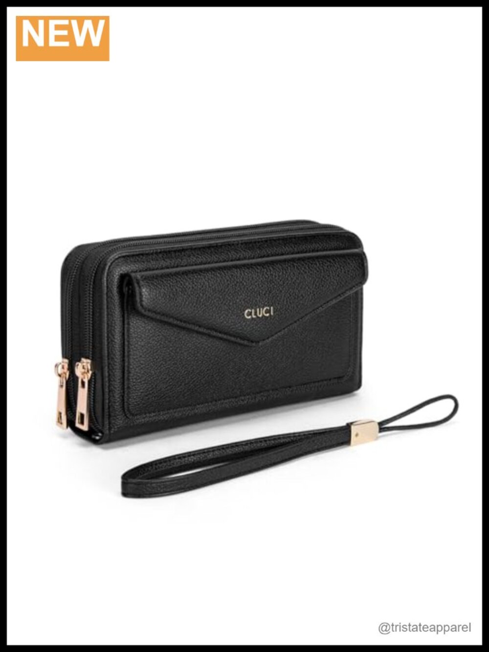 RFID Blocking Shoulder Bag and Wristlet Wallet Set Large Capacity